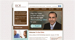 Desktop Screenshot of houstonrheumatology.com